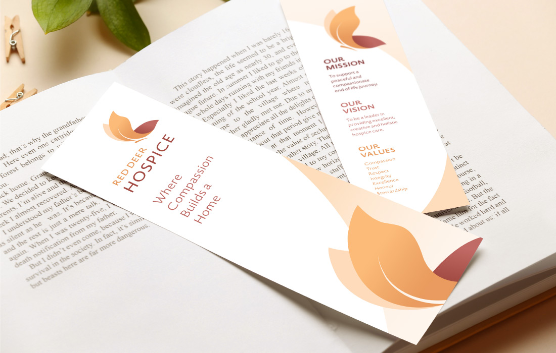 Red Deer Hospice - Bookmark